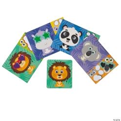 Make-a-Character Zoo Animals Sticker Sheets-12Pk