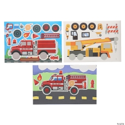 Make-a-Scene Trucks Sticker Sheets-48 Pack