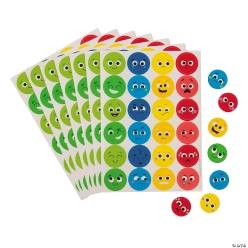 Social Emotional Learning Emotion Sticker Sheets-24Pk