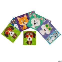Make-a-Character Pet Animal Sticker Sheets-12Pk