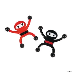 Ninja Sticky Wall Tumblers - 9 Pack