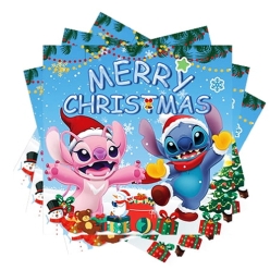 Lilo and Stitch Christmas Dinner Napkins - 10 PK