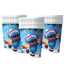 Lilo and Stitch Christmas Party Cups - 10 PK