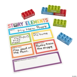 Story Elements Stacking Blocks Set
