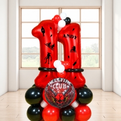*Stranger Things Airfill Personalized 2 digit Balloon Column