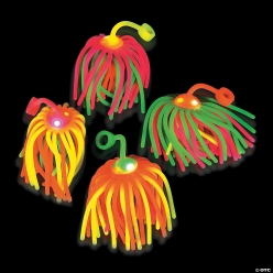 Flashing Neon Stretchy YoYos-12Pk