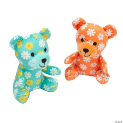 Groovy Plush Teddy Bears - 12Pk