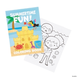 Summertime Fun Colouring Books - 24Pk