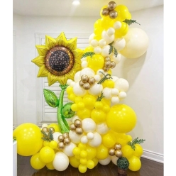 40% OFF: Sunflower 122 Piece Balloon Arch Kit
