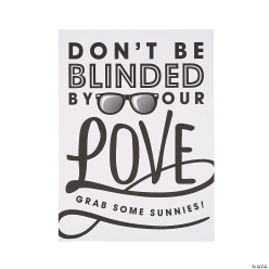 Sunglasses Favor Sign