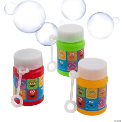 Sesame Street Bubble Bottles - 24Pk