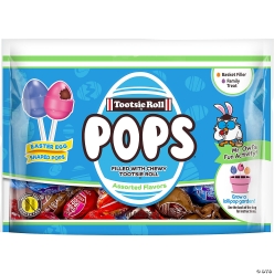 Easter Egg-Shaped Tootsie Roll Pops Candy-15 Pack
