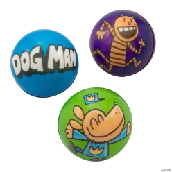 Dog Man Character Foam Stress Balls-12Pk