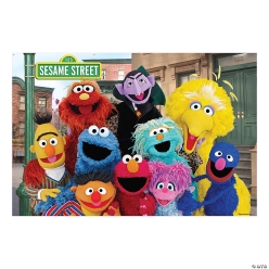 Sesame Street 9ft. x 6ft. Character Backdrop