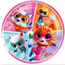 SuperKitties Dinner Plates - 10 PK