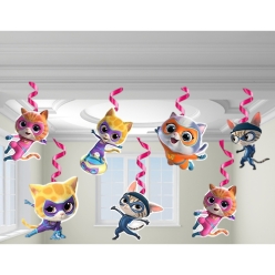 SuperKitties Hanging Swirls - 6 PK