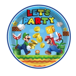 Super Mario Dessert Plates - 10 PK