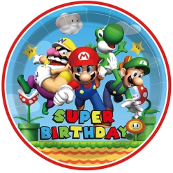 Super Mario Dinner Plates - 10 PK