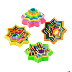 Super Sensory Star Fidget Toys - 12pk