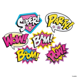 Super Hero Girl Giant Wall Cutouts