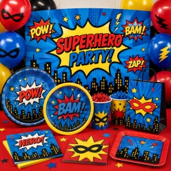 SuperHero Boy Birthday Party Supplies