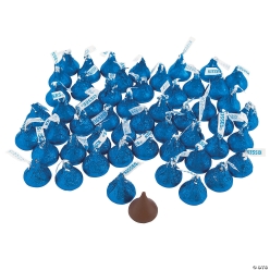 Bulk Blue Hershey's Kisses - 375Pk