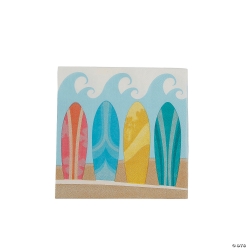 Surf Surfboard Paper Beverage Napkins-16Pk
