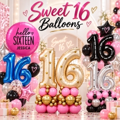 Sweet 16 Balloons Party Supplies Canada