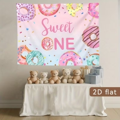 Sweet ONE Donut Fabric Big 47