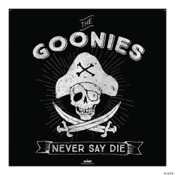 The Goonies 6Ft. Skull & Crossed Swords Jolly Roger Backdrop