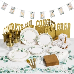 20% OFF: Eucalyptus Grad 422pc Tableware Kit for 24 Guests