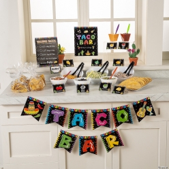 Taco Bar 24 Piece Decorating Kit