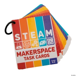 STEM Grade K-2 Markerspace Task Cards on Ring
