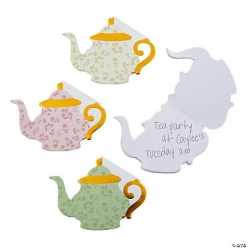 Tea Party Notepads - 24Pk