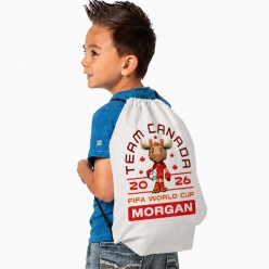 FIFA World Cup Canada Personalized Name Drawstring Backpack