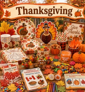 Thanksgiving Fall Party Supplies Canada