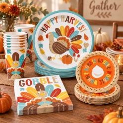 Gobble Thanksgiving 38pc Party Pack