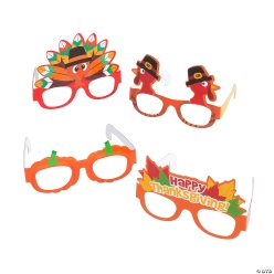 Thanksgiving Paper Glasses - 12Pk