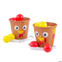 Thanksgiving Turkey Bucket Toss Game