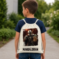 Mandalorian Drawstring Backpack