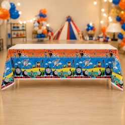 Thomas Train Printed Plastic Tablecover