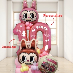 35% OFF: Labubu PERSONALIZED Airfill Balloon Column Kit