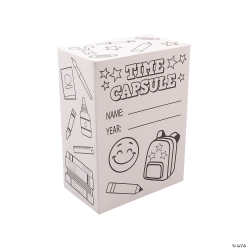 Elementary Grad Time Capsule Boxes - 12Pk