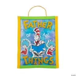 Dr. Seuss Father of All Things Tissue Paper Sign Craft Kit-12Pk