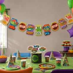 TMNT Deluxe 7 Foot Die Cut Banner