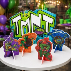 Ninja Turtles Characters Foam Centerpieces - 5 PK