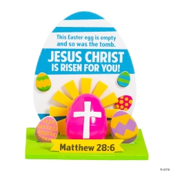 3D Empty Tomb Easter Egg Craft Kit 12pk