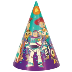 Toy Story 5 Cone Hats - 8 Pack