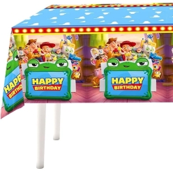 Toy Story 5 Happy Birthday Plastic Tablecover