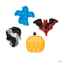 Halloween Fidget Popping Toy Assortment - 12Pk